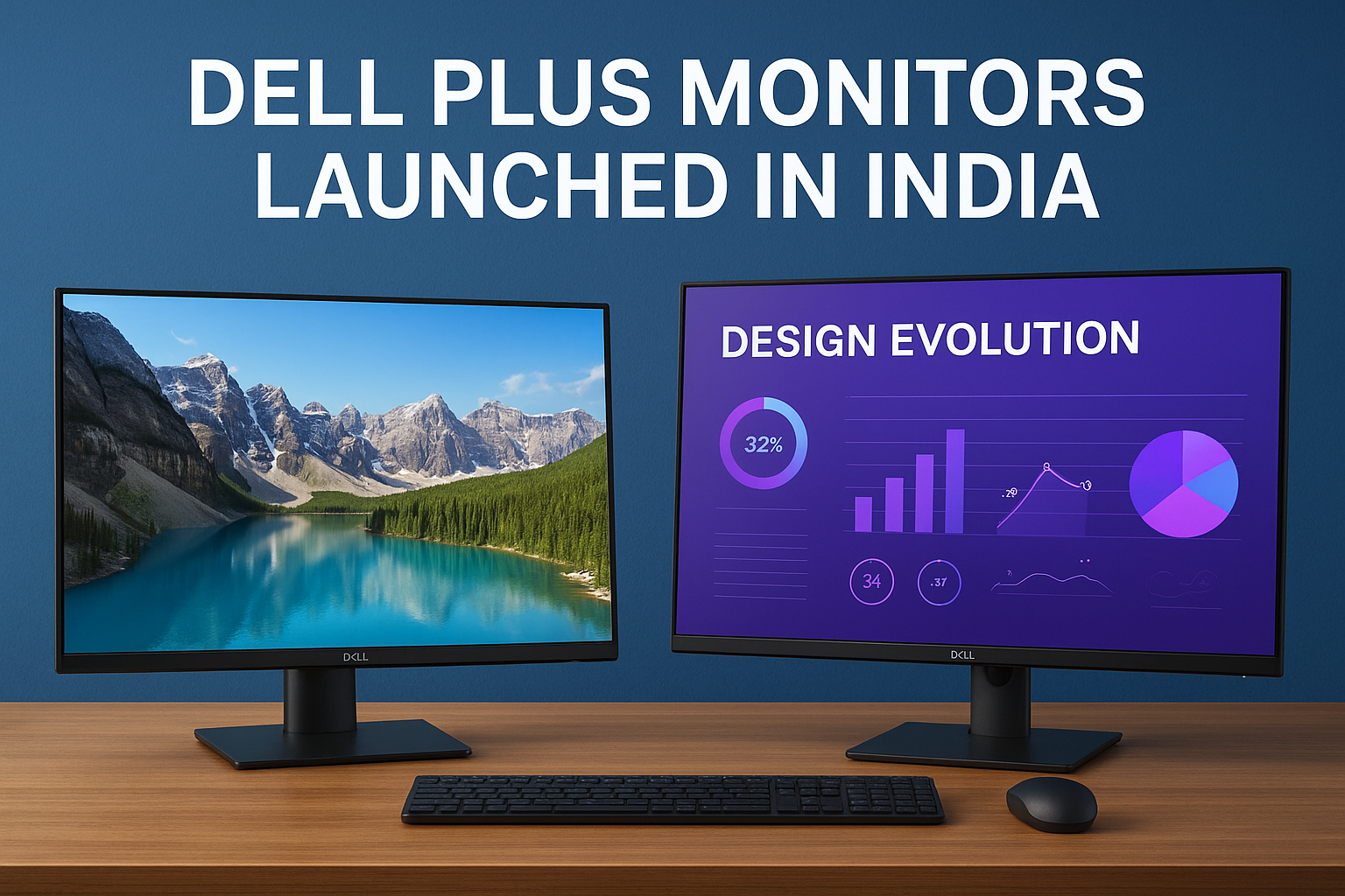 Dell Plus Monitors launched in India