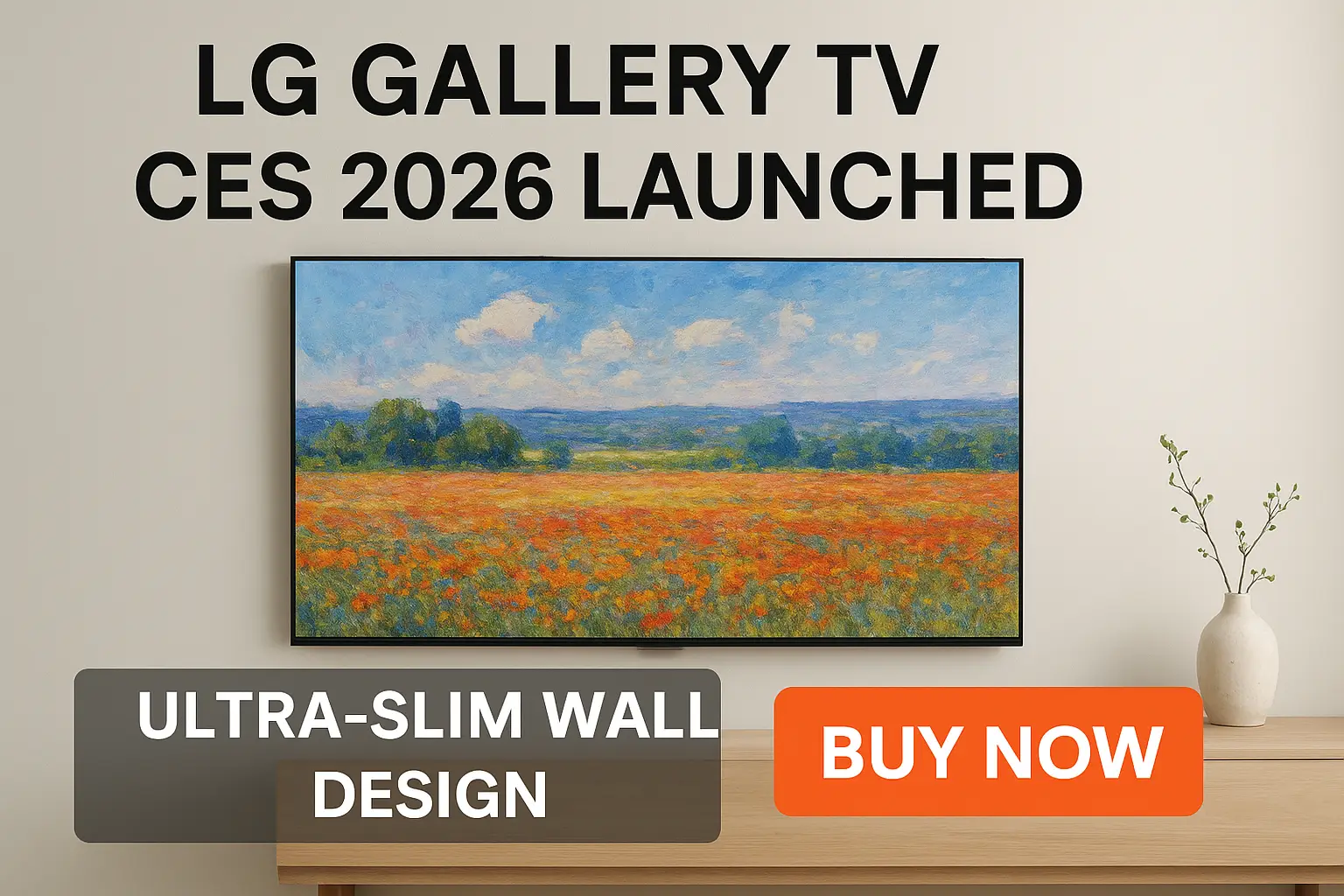 LG Gallery TV CES 2026