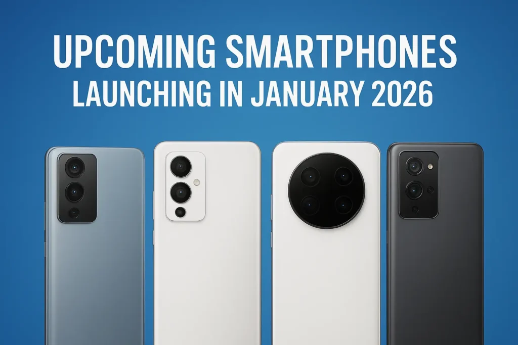 upcoming smartphones launching in January 2026